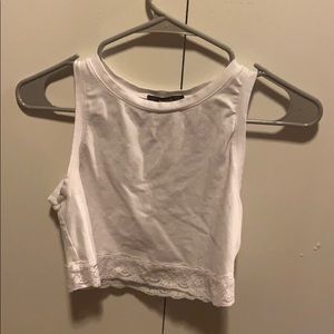 White Crop Top